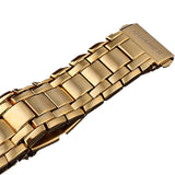 Quamer Dual Time Watch - Gold